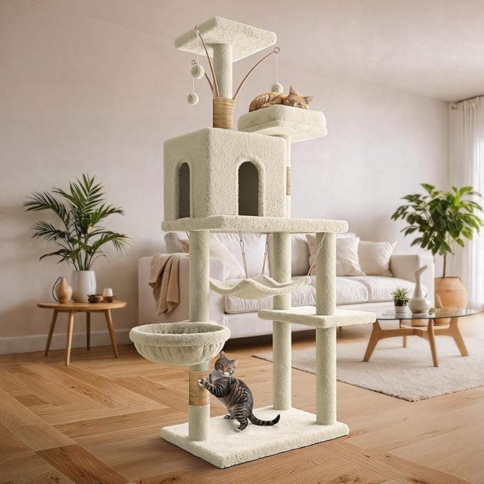 JUPPLIES Árbol Rascador para Gatos 143 cm